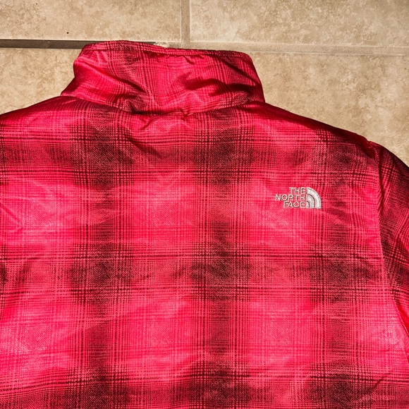 The North Face Kids Red Plaid Jacket - Picture 6 of 6